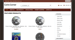 Desktop Screenshot of kazcoins.com